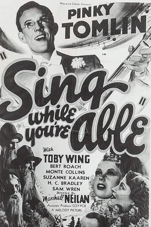Movie poster for Sing While You're Able (1937)