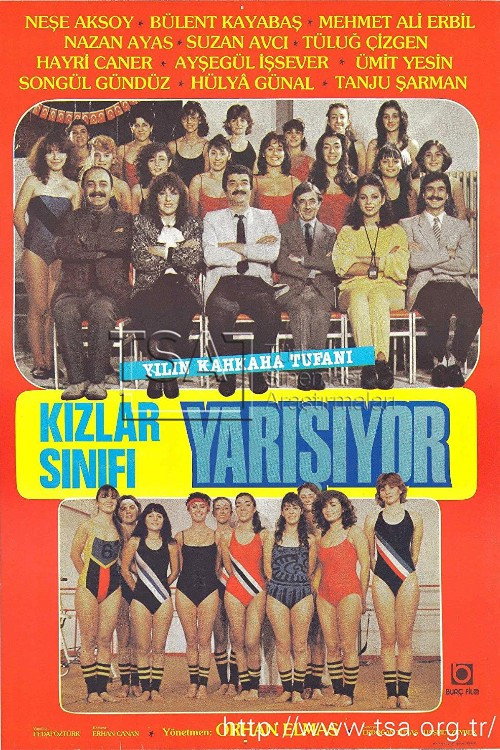 Movie poster for Kızlar Sınıfı Yarışıyor (1986)