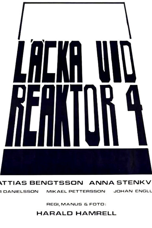 Movie poster for Läcka vid reaktor 4 (1980)