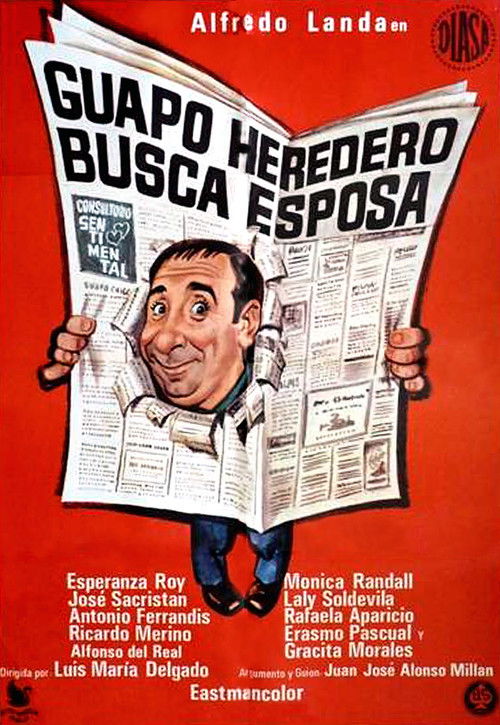 Movie poster for Guapo heredero busca esposa (1972)