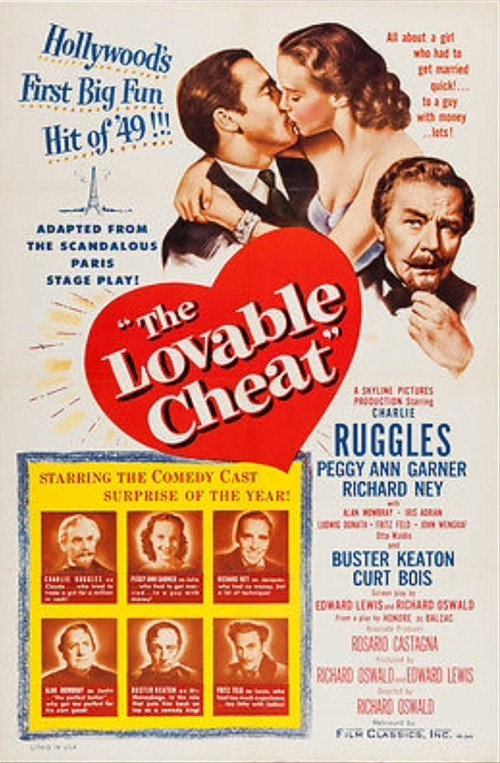 Movie poster for The Lovable Cheat (1949)