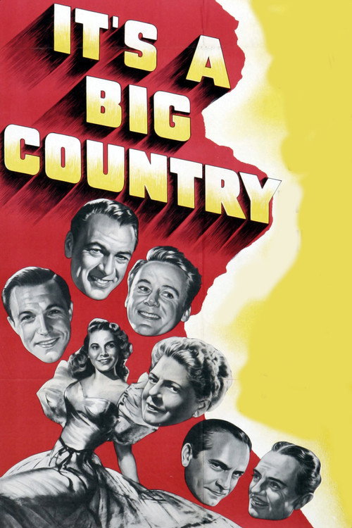 Movie poster for It's a Big Country (1951)