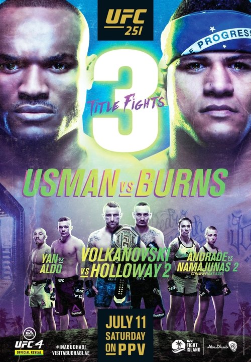 Movie poster for UFC 251: Usman vs. Masvidal (2020)