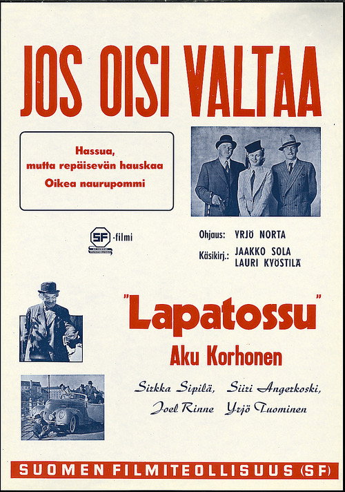 Movie poster for Jos oisi valtaa… (1941)