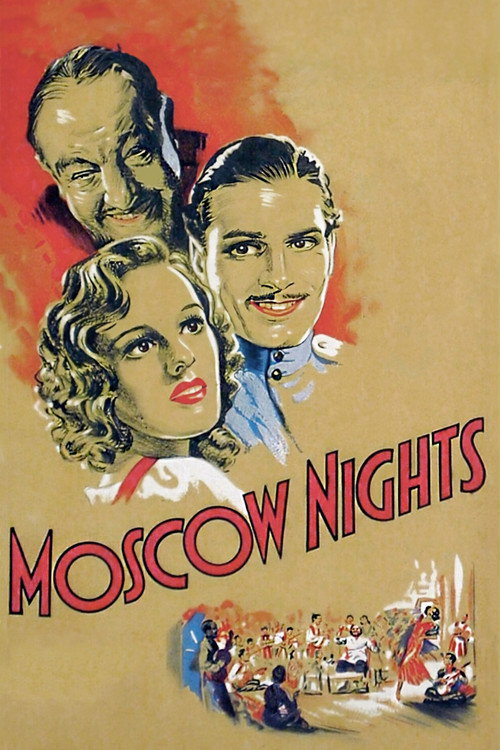 Movie poster for Moscow Nights (1934)