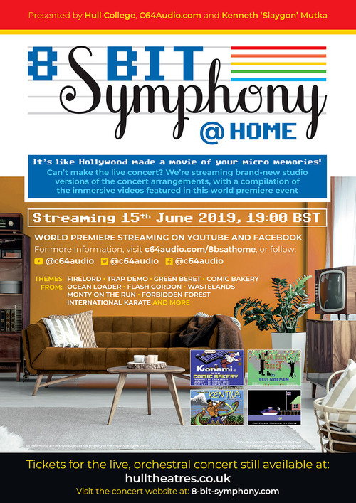 Movie poster for 8-Bit Symphony @ Home (2019)