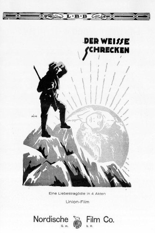 Movie poster for Der weiße Schrecken (1917)