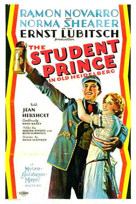 Movie poster for The Student Prince in Old Heidelberg (1928)