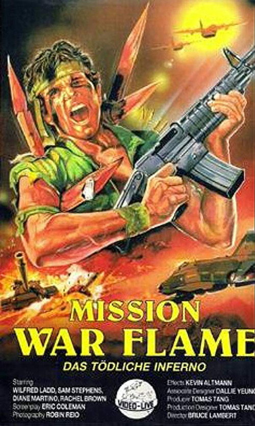 Movie poster for Mission War Flames (1987)