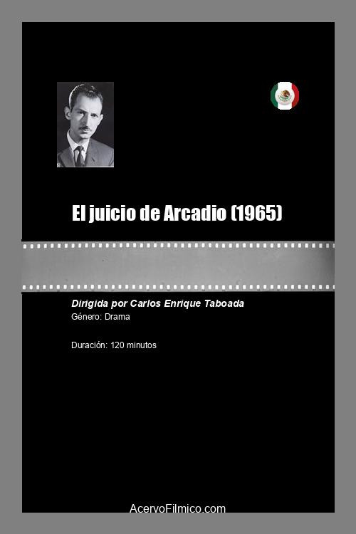 Movie poster for El juicio de Arcadio (1965)