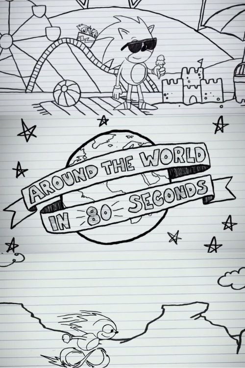 Movie poster for Sonic the Hedgehog - Around the World in 80 Seconds (2020)