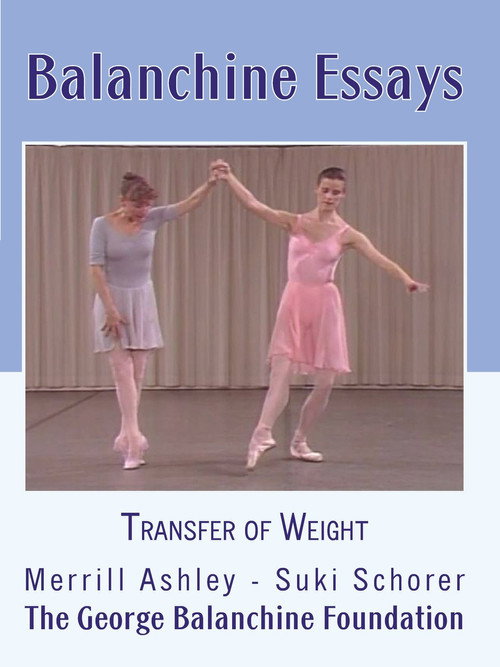 Movie poster for Balanchine Essays - Transfer of Weight (1994)