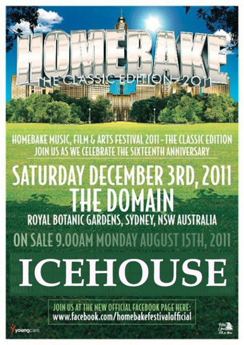 Movie poster for Icehouse Plays Homebake (2011)