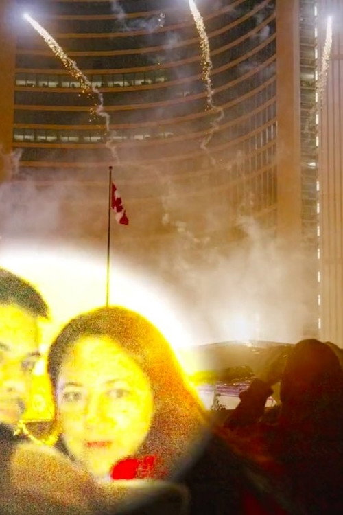Movie poster for Between the hotel and city hall (2020)