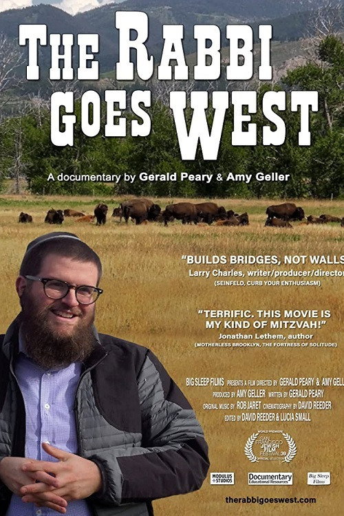Movie poster for The Rabbi Goes West (2019)