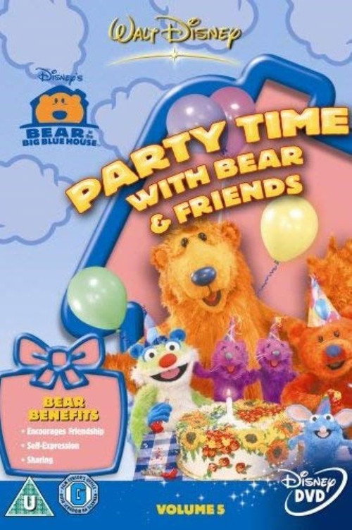 Movie poster for Bear in the Big Blue House - Party Time with Bear (2001)