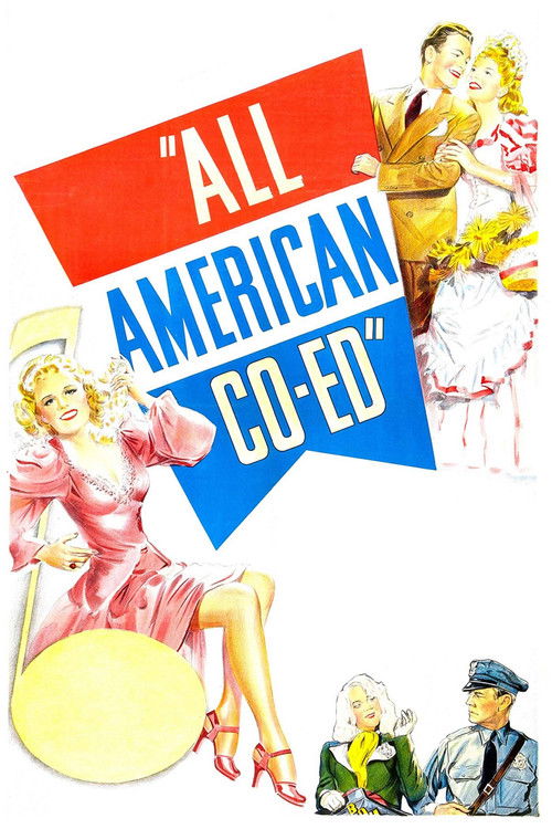 Movie poster for All-American Co-Ed (1941)