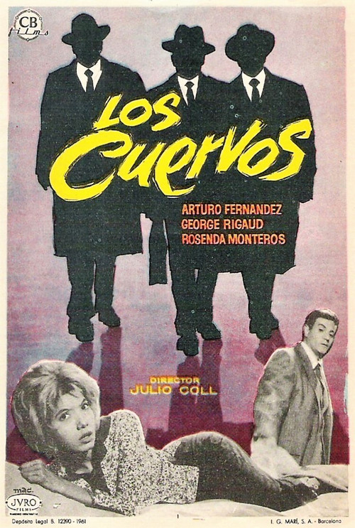 Movie poster for Los cuervos (1962)