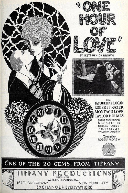 Movie poster for One Hour of Love (1927)