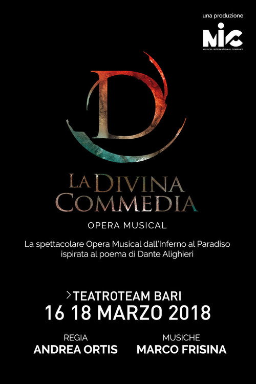 Movie poster for La Divina Commedia Opera Musical (2018)