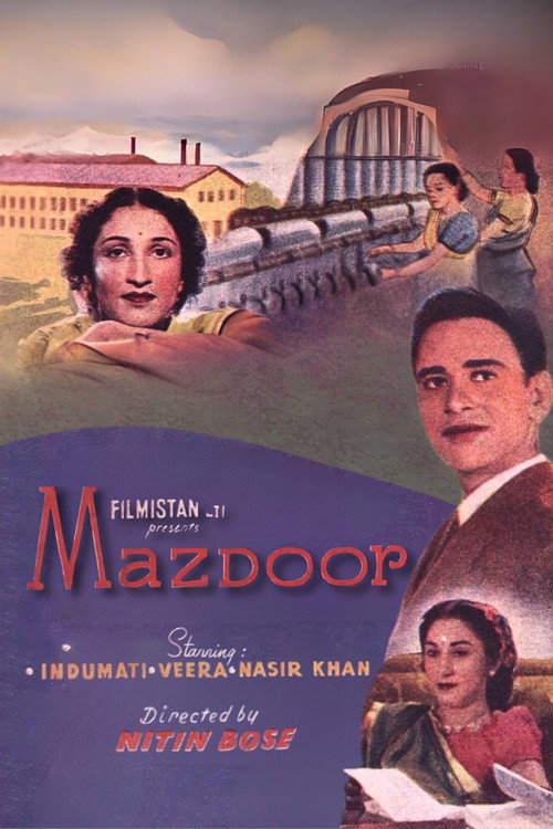 Movie poster for Mazdoor (1946)