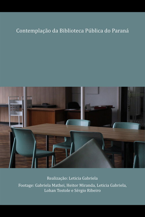 Movie poster for Contemplação da Biblioteca Pública do Paraná (2020)
