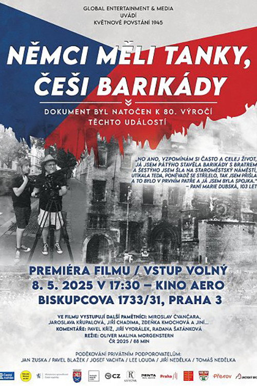 Movie poster for Němci měli tanky, Češi barikády (2025)