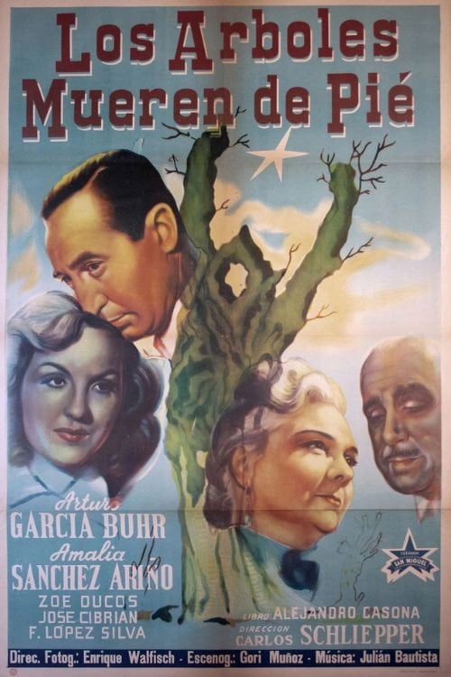 Movie poster for Trees Die Standing (1951)