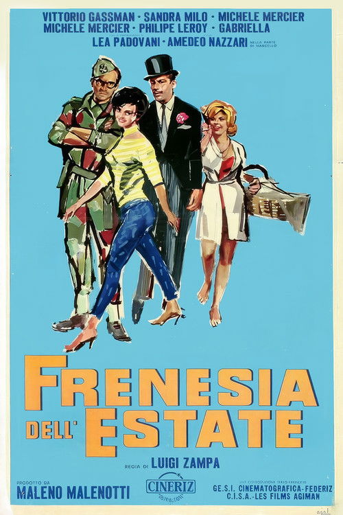 Movie poster for Summer Frenzy (1964)