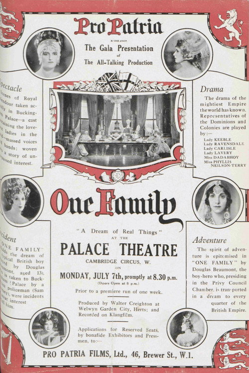 Movie poster for One Family (1930)