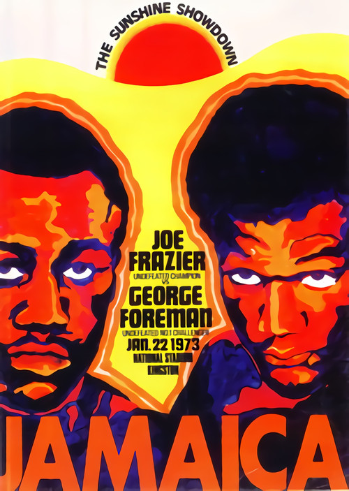 Movie poster for Joe Frazier vs. George Foreman (1973)