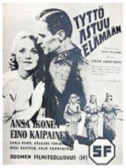 Movie poster for Tyttö astuu elämään (1943)