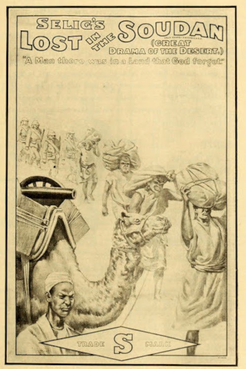 Movie poster for Lost in the Soudan (1910)