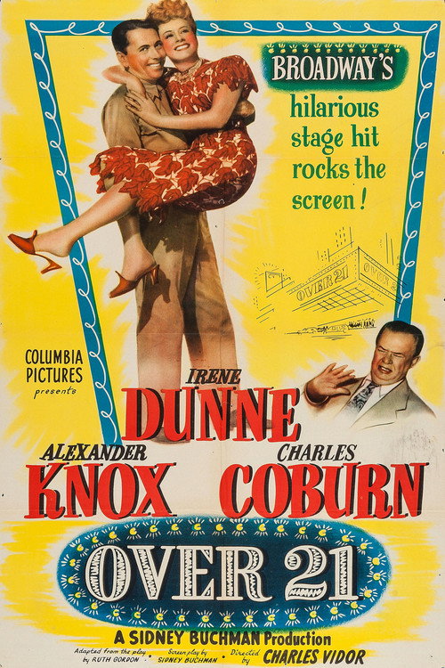 Movie poster for Over 21 (1945)
