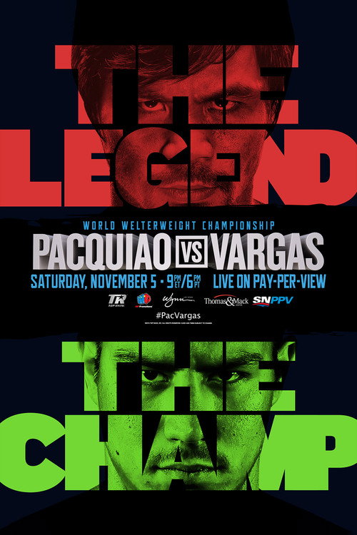 Movie poster for Manny Pacquiao vs. Jessie Vargas (2016)