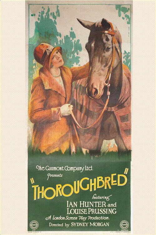 Movie poster for The Thoroughbred (1929)