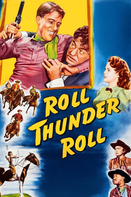 Movie poster for Roll, Thunder, Roll! (1949)