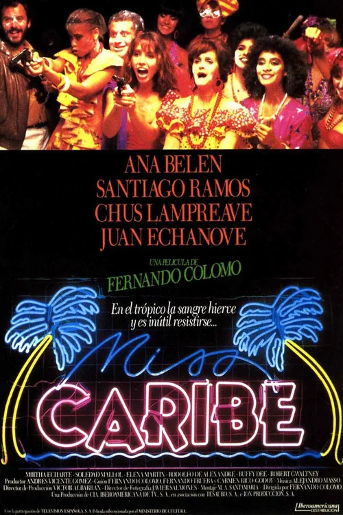 Movie poster for Miss Caribe (1988)
