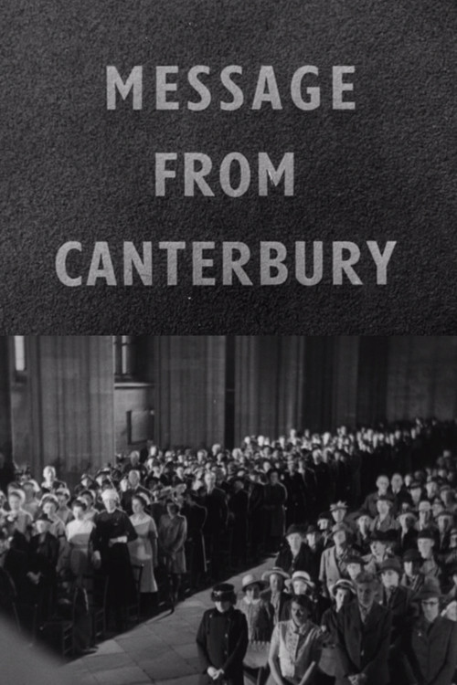 Movie poster for Message from Canterbury (1944)