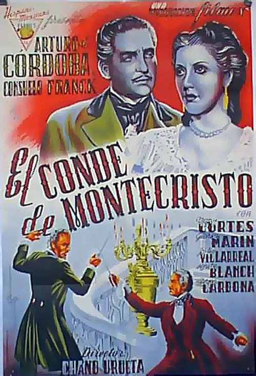 Movie poster for El conde de Montecristo (1942)