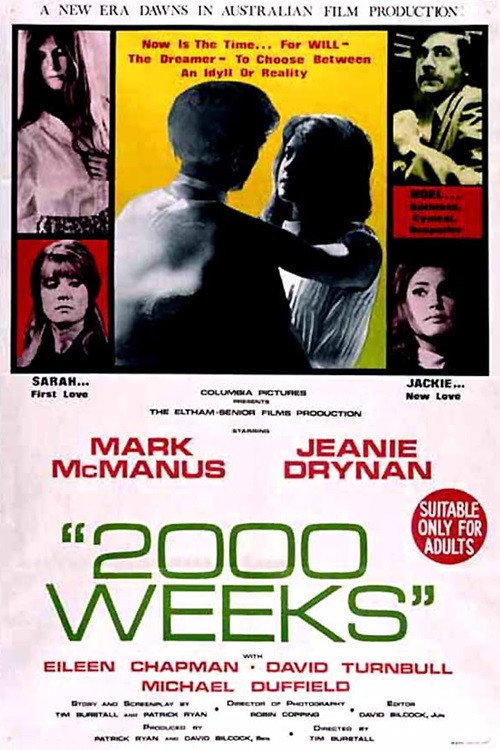 Movie poster for Two Thousand Weeks (1969)