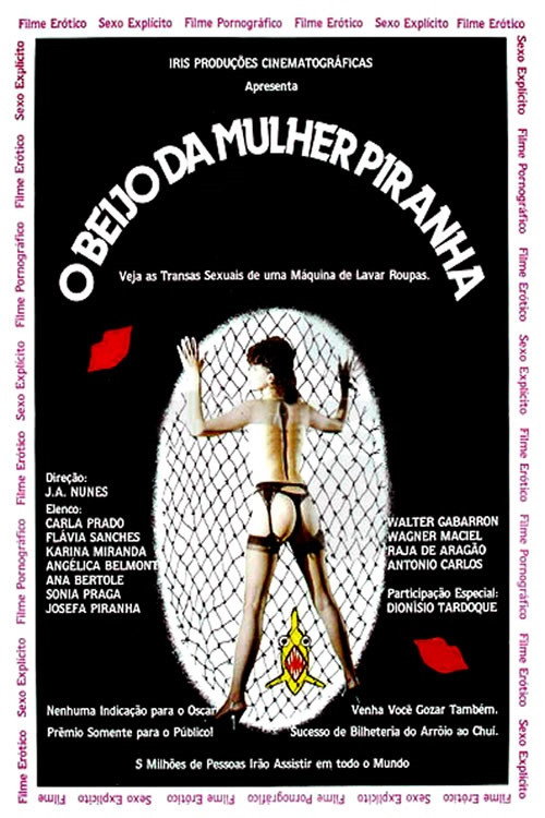 Movie poster for The Kiss of the Piranha Woman (1986)