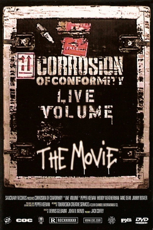 Movie poster for Corrosion of Conformity: Live Volume (2001)