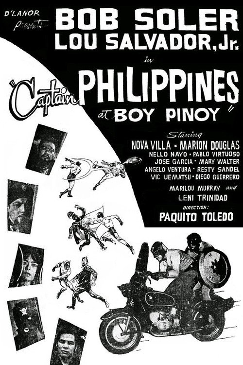 Movie poster for Captain Philippines at Boy Pinoy (1965)