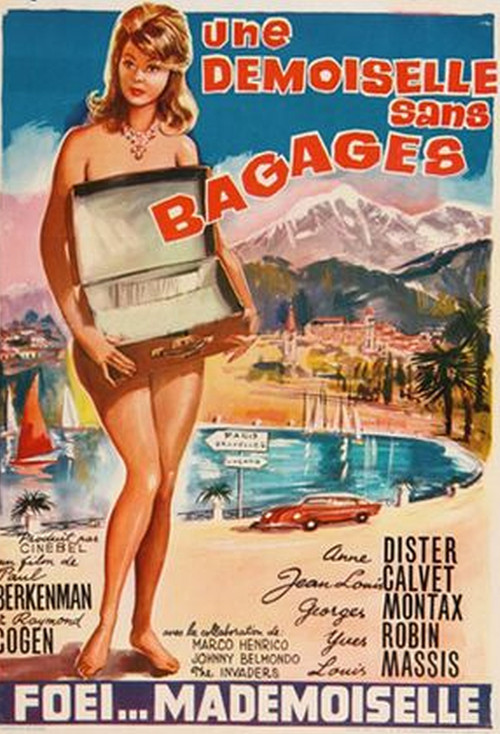 Movie poster for Une demoiselle sans bagages (1963)