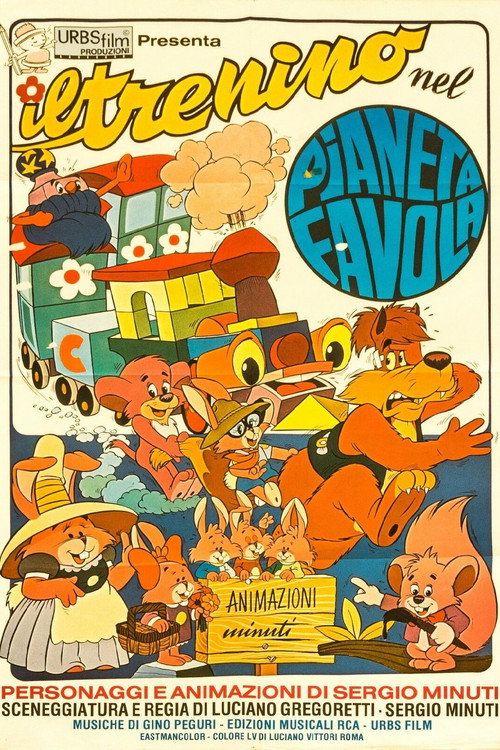 Movie poster for Il trenino nel pianeta favola (1980)