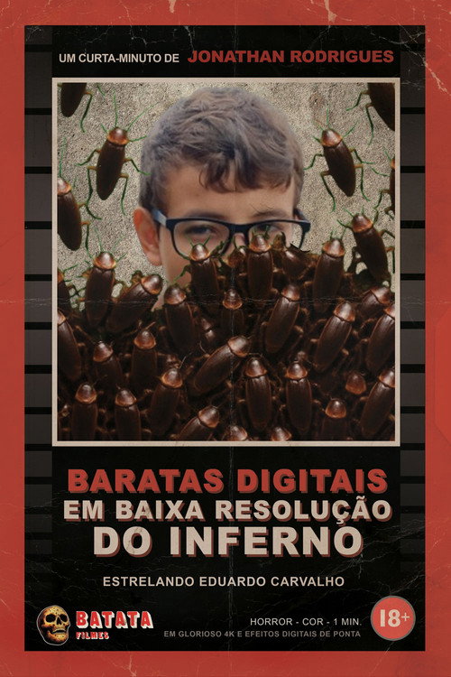 Movie poster for Low-Resolution Digital Cockroaches from Hell (2025)