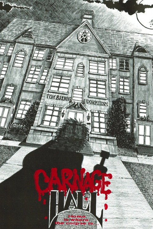Movie poster for Carnage Hall (1988)