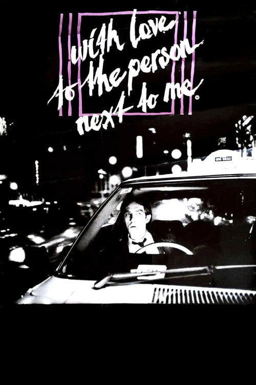 Movie poster for With Love to the Person Next to Me (1987)
