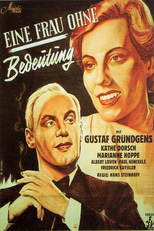 Movie poster for A Woman of No Importance (1936)
